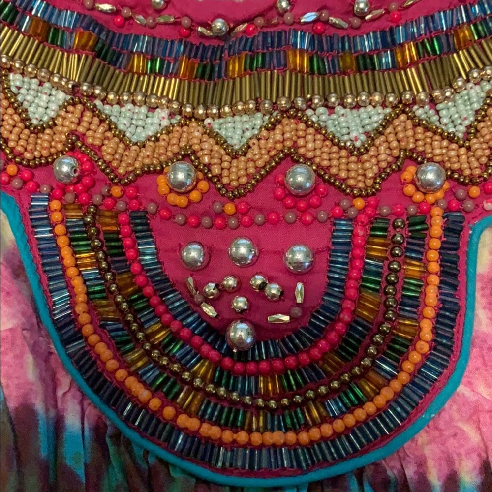 Casually Living Large Pink Tribal Tank Top - Picture 4 of 4